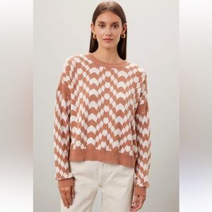 SPIRITUAL GANGSTER CRIMP YARN GEMMA SWEATER SIZE MEDIUM